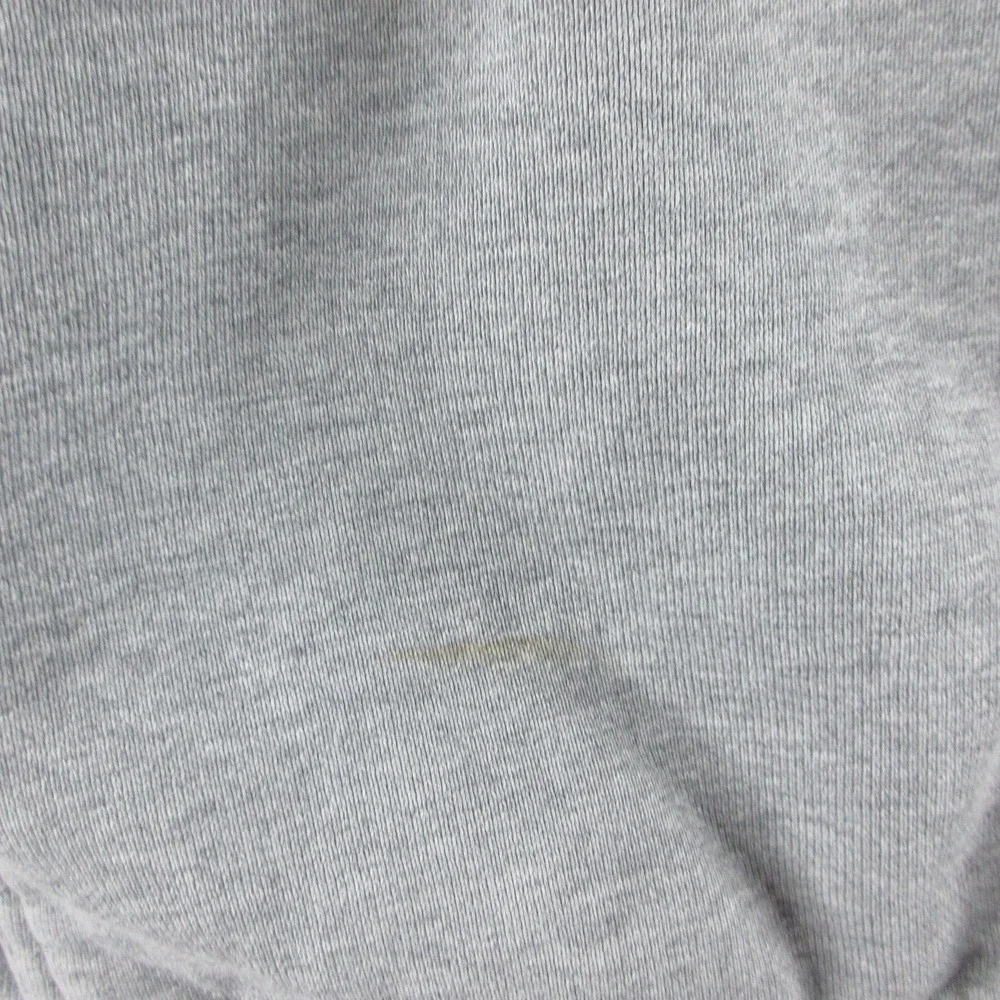 Jordan Hoodie Mens M Gray Fleece Kangaroo Pocket Jumpman Logo Sweatshirt